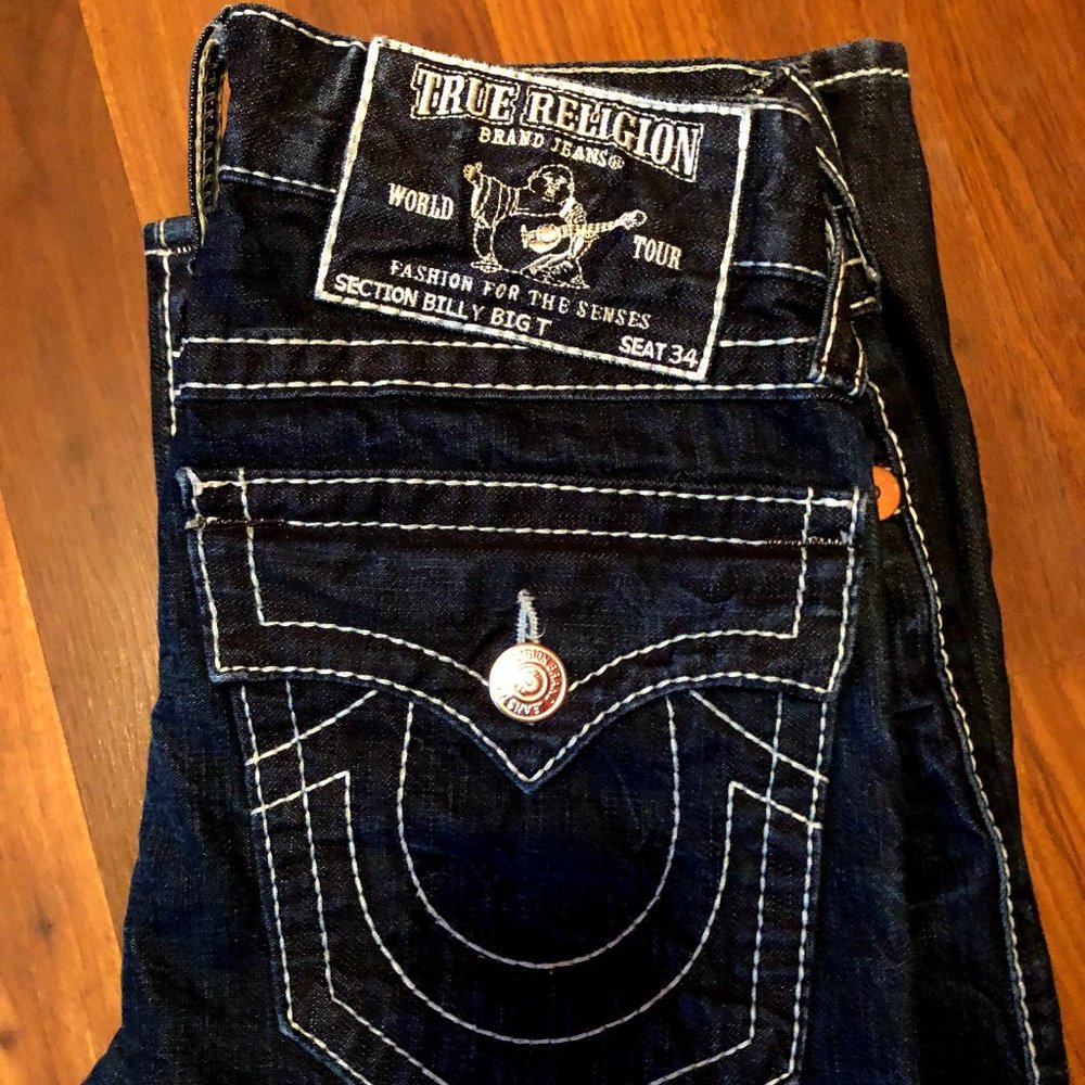 True Religion, 29 Regular, Dark Indigo